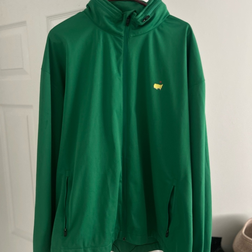 Masters Tech Tournament Green Performance Jacket W/ Hood